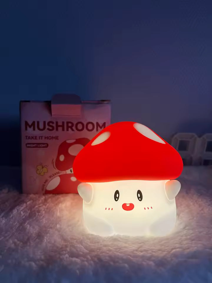 🍄 Luminária Cogumelo GlowMush™ USB Recarregável